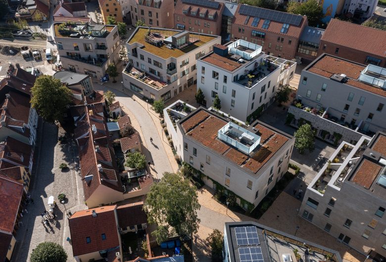 Luftfoto af Thomas B. Thriges Gade