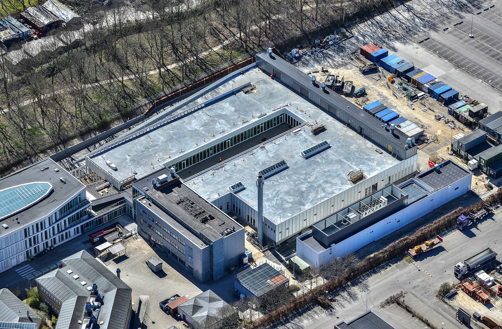 Hempel Campus fra luften
