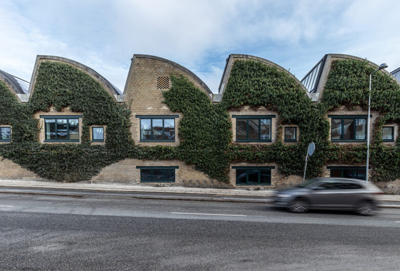 Grøn facade på Willemoesgade