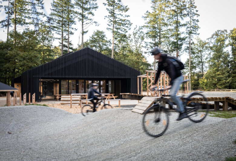 Cyklister ved Silkeborg Trailcenter