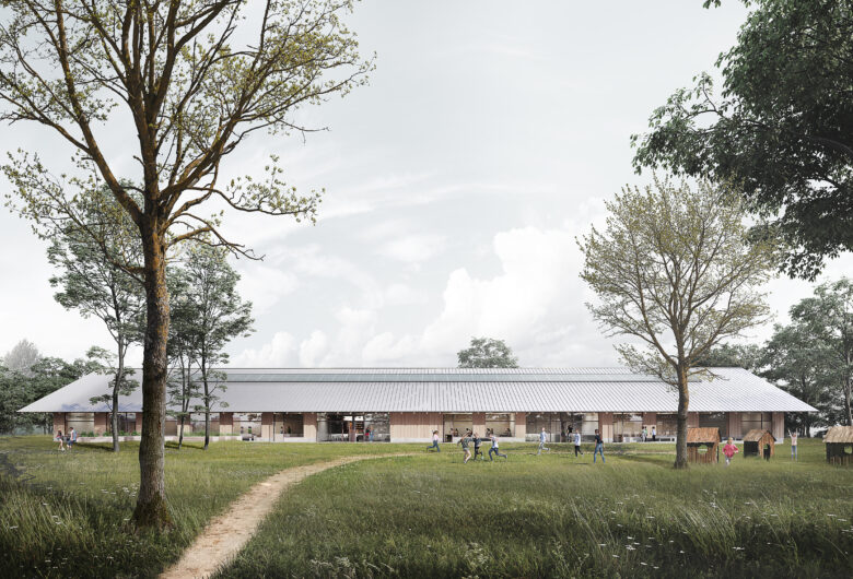 Rendering af Toppedalskolen - Sweco Architects