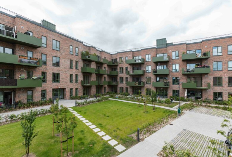 Gårdmiljø i Toghavegården Sweco Danmark