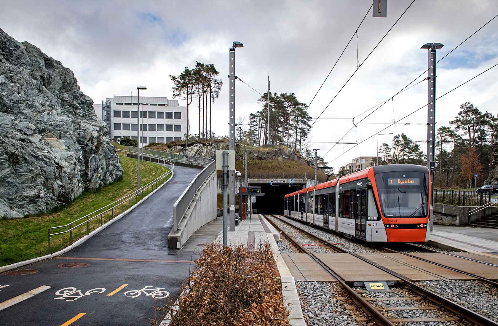 Bergen city light rail