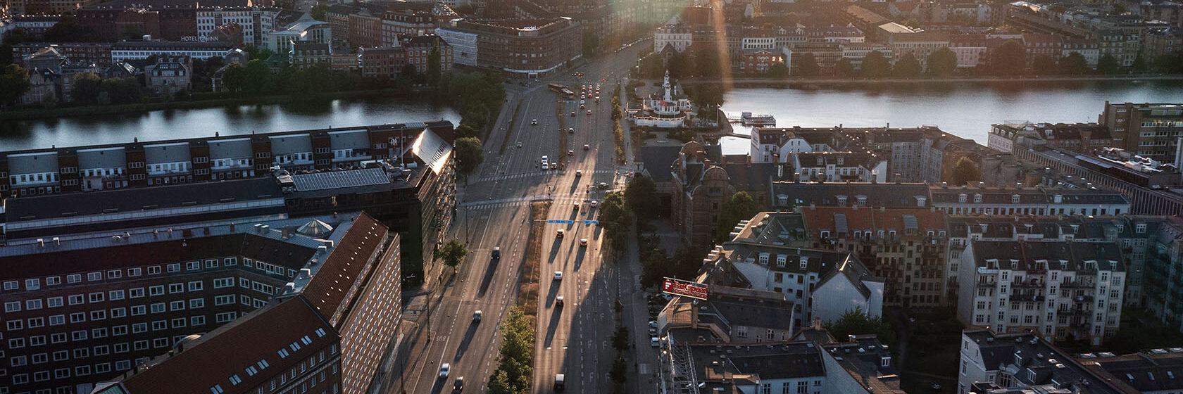 København centrum fra oven